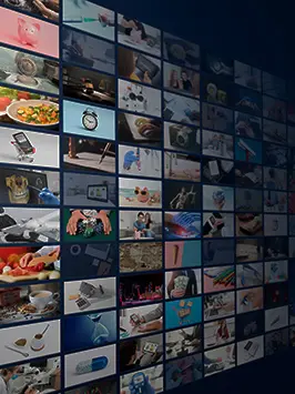 Imagem da programação dos canais.